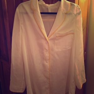 Anthropologie Pajama top blouse!